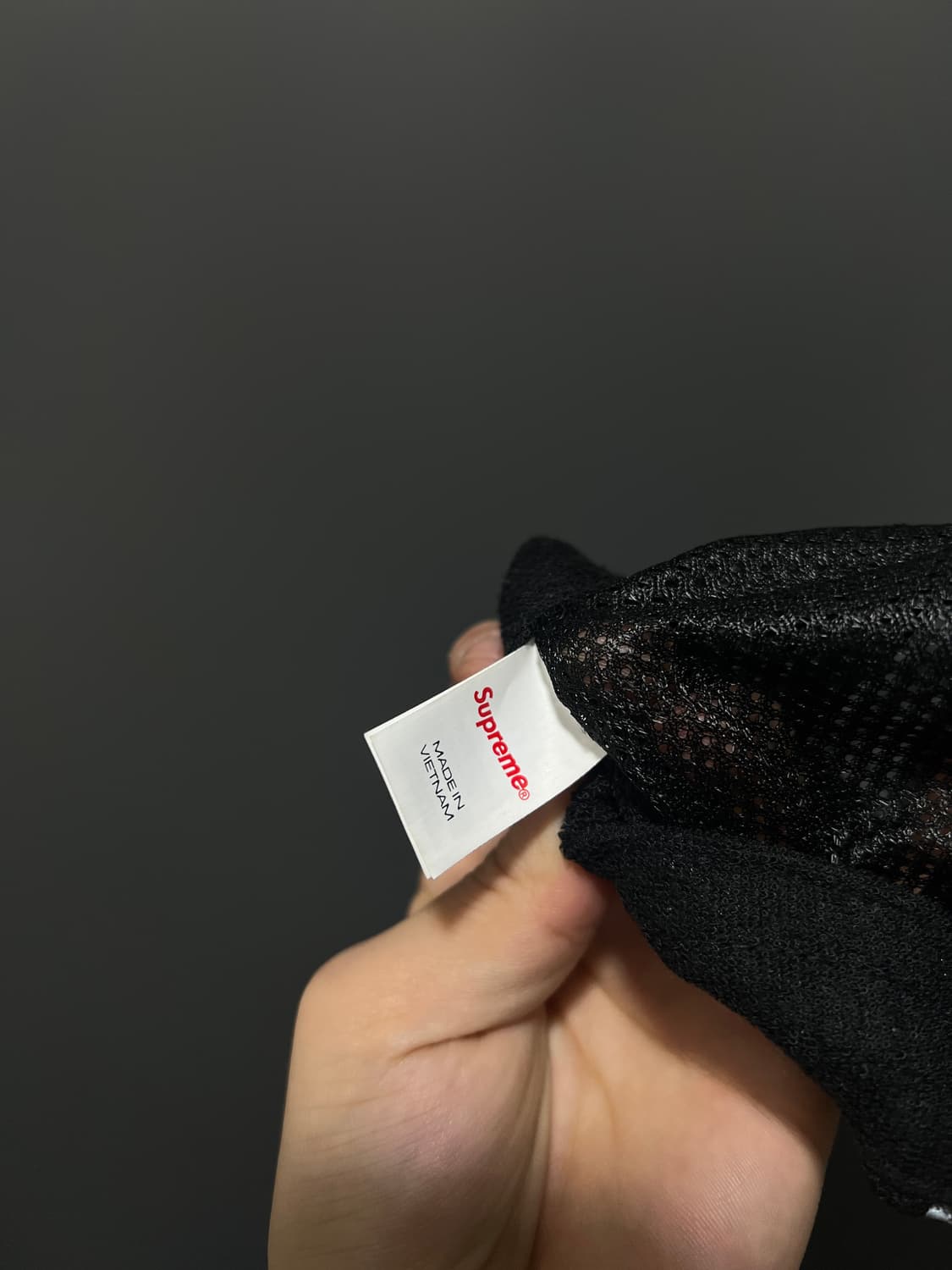 슈프림 사이드 메쉬 캠프캡 블랙 - 25SS 상품이미지3