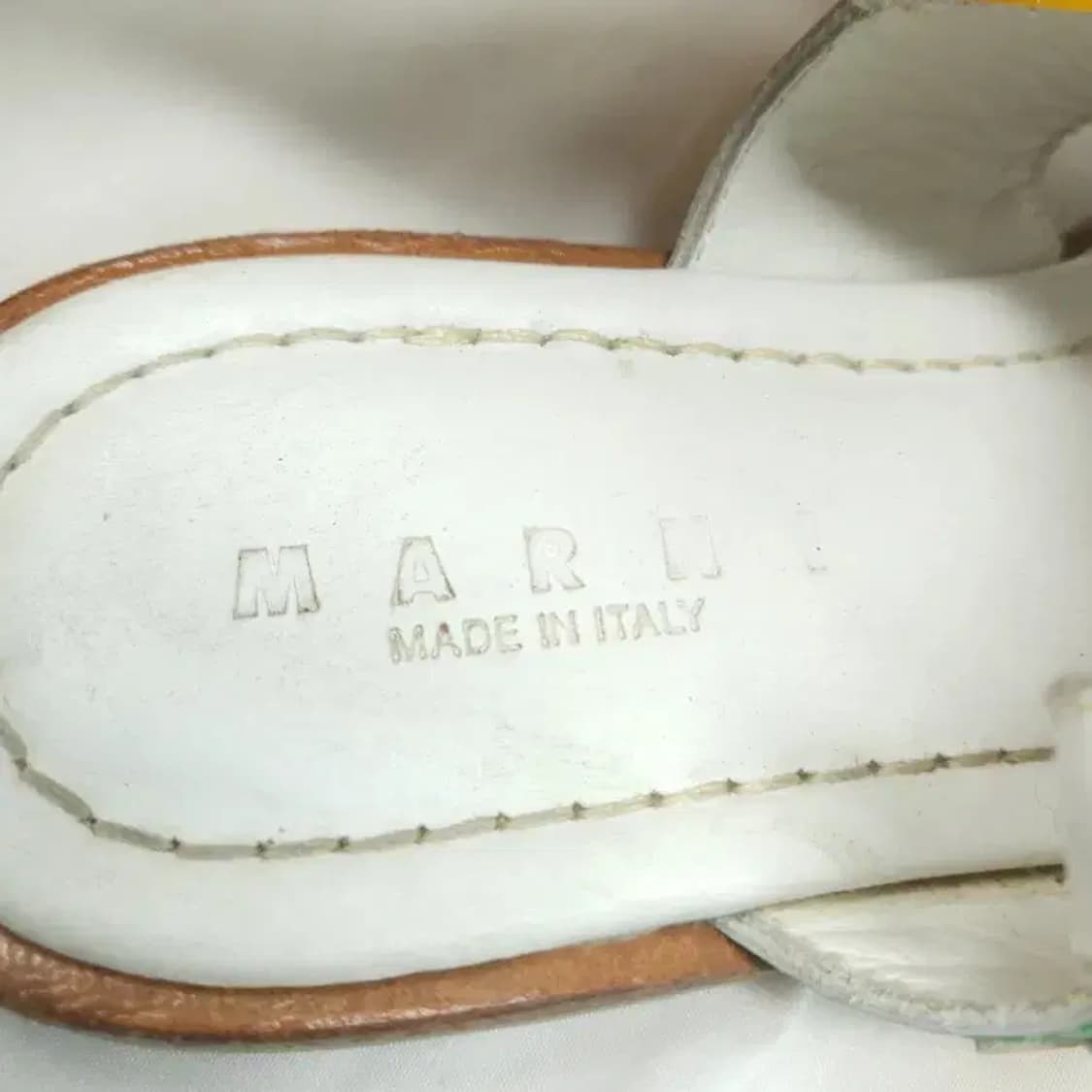 마르니 샌들 33사이즈 옐로우 그린 상품이미지8