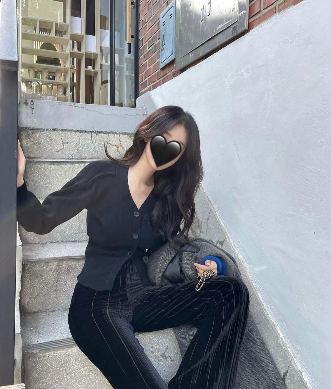 새상품 ) 임블리 글래머라인 블랙가디건 상품이미지2