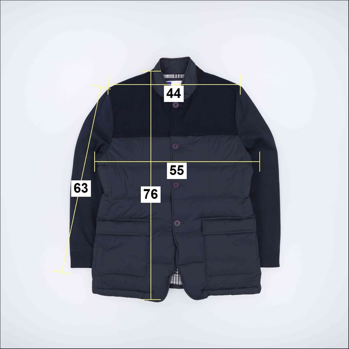 100 까스텔바작 골프 구스다운 니트 패딩 점퍼 4115 상품이미지9