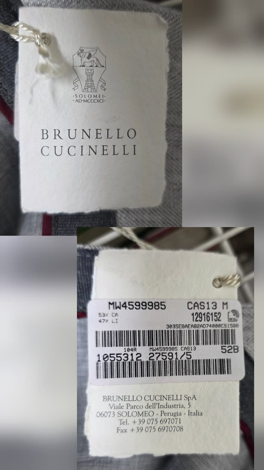 브루넬로쿠치넬리 남성여름모자 린넨 헴프 볼캡 KG58 상품이미지5