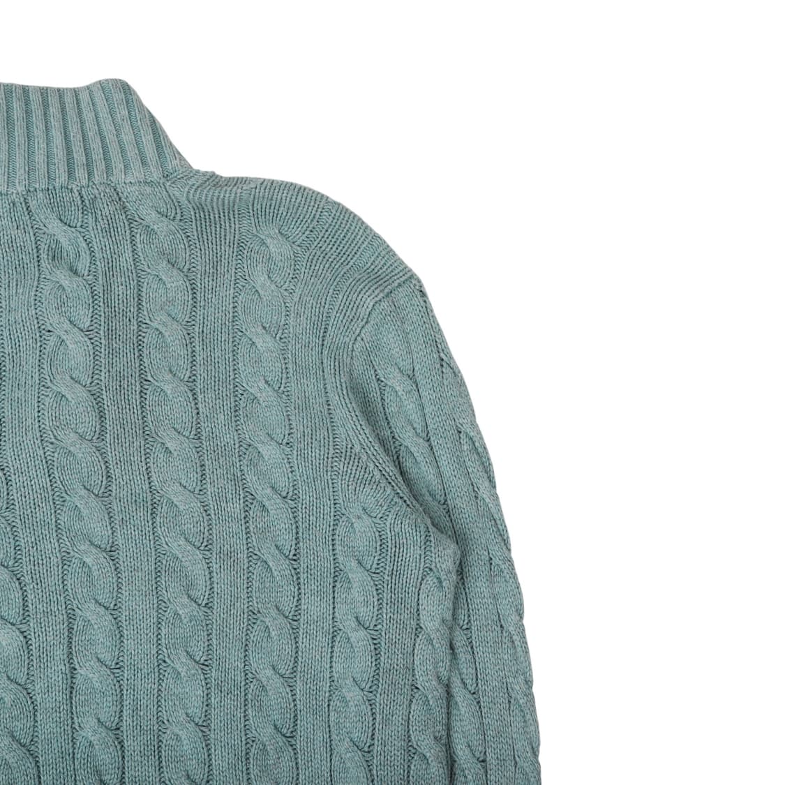 폴로 랄프로렌 민트 토글폴라 실크 케이블 니트 상품이미지6