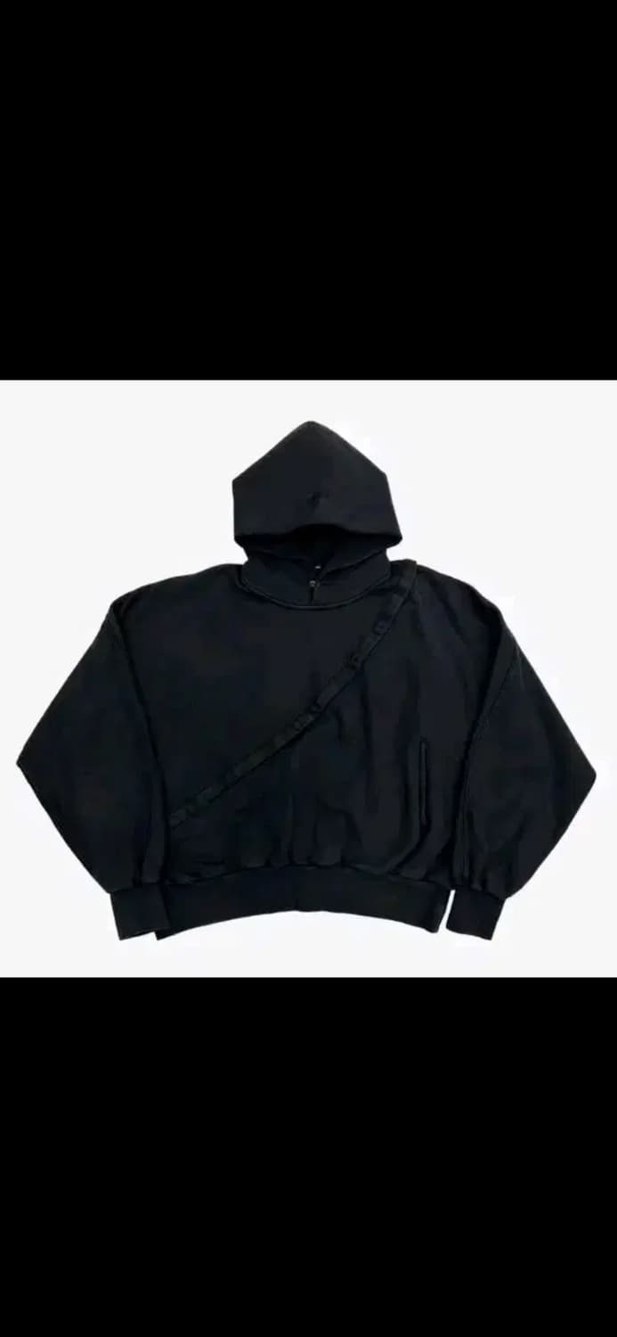 논노드x신세계 2피스 크롭후드 워시드블랙 상품이미지2