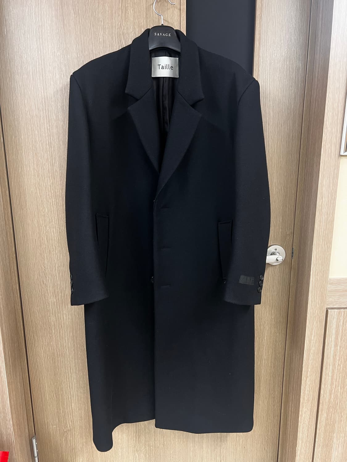 타일레 23fw 싱글 코트 블랙 2사이즈 상품이미지1