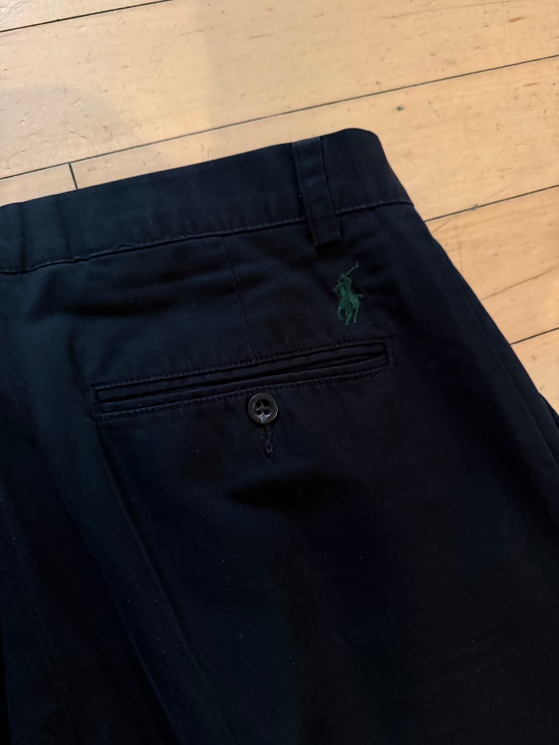 폴로 랄프로렌 블랙 투턱 팬츠 33/34 상품이미지2