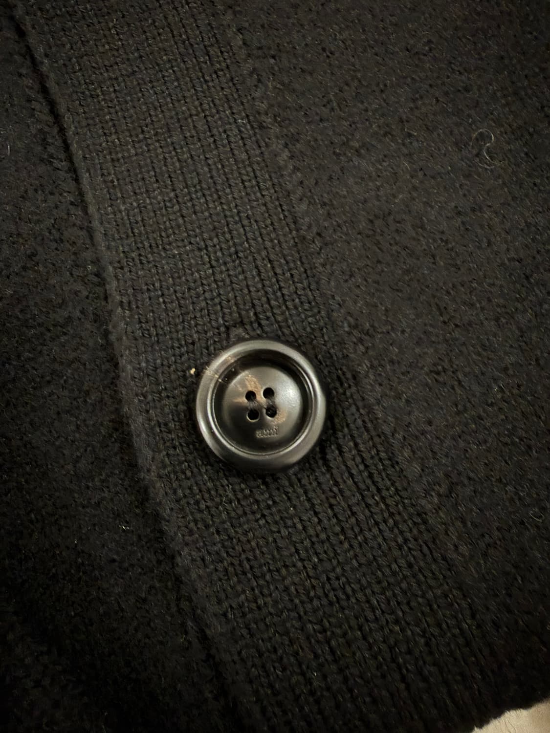 [XL] Ami 아미 빅하트 로고 가디건 블랙 새제품 상품이미지4