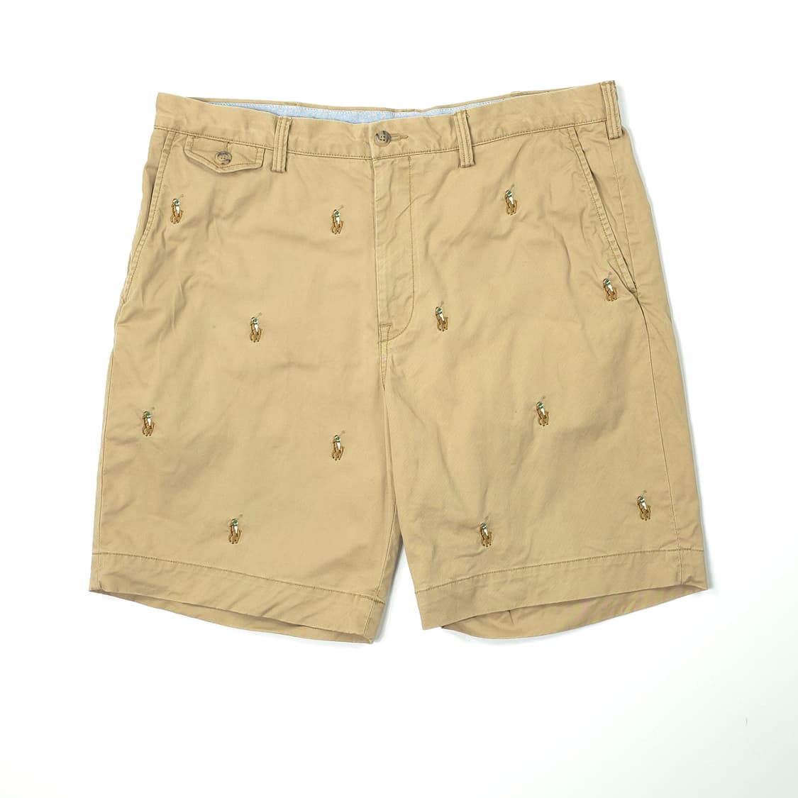 폴로 랄프로렌 올오버포니 스트레치 코튼 트윌 반바지 브라운 (36) 상품이미지1