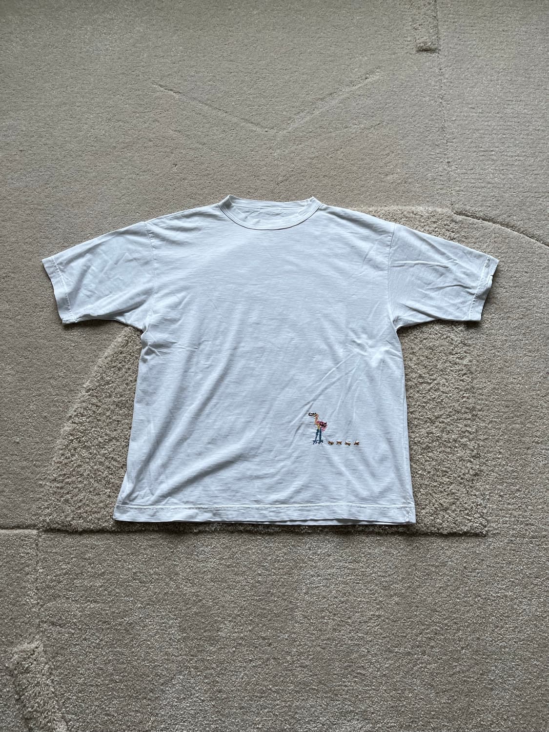 45R 플라밍고 자수 티셔츠 (103–105) 상품이미지2