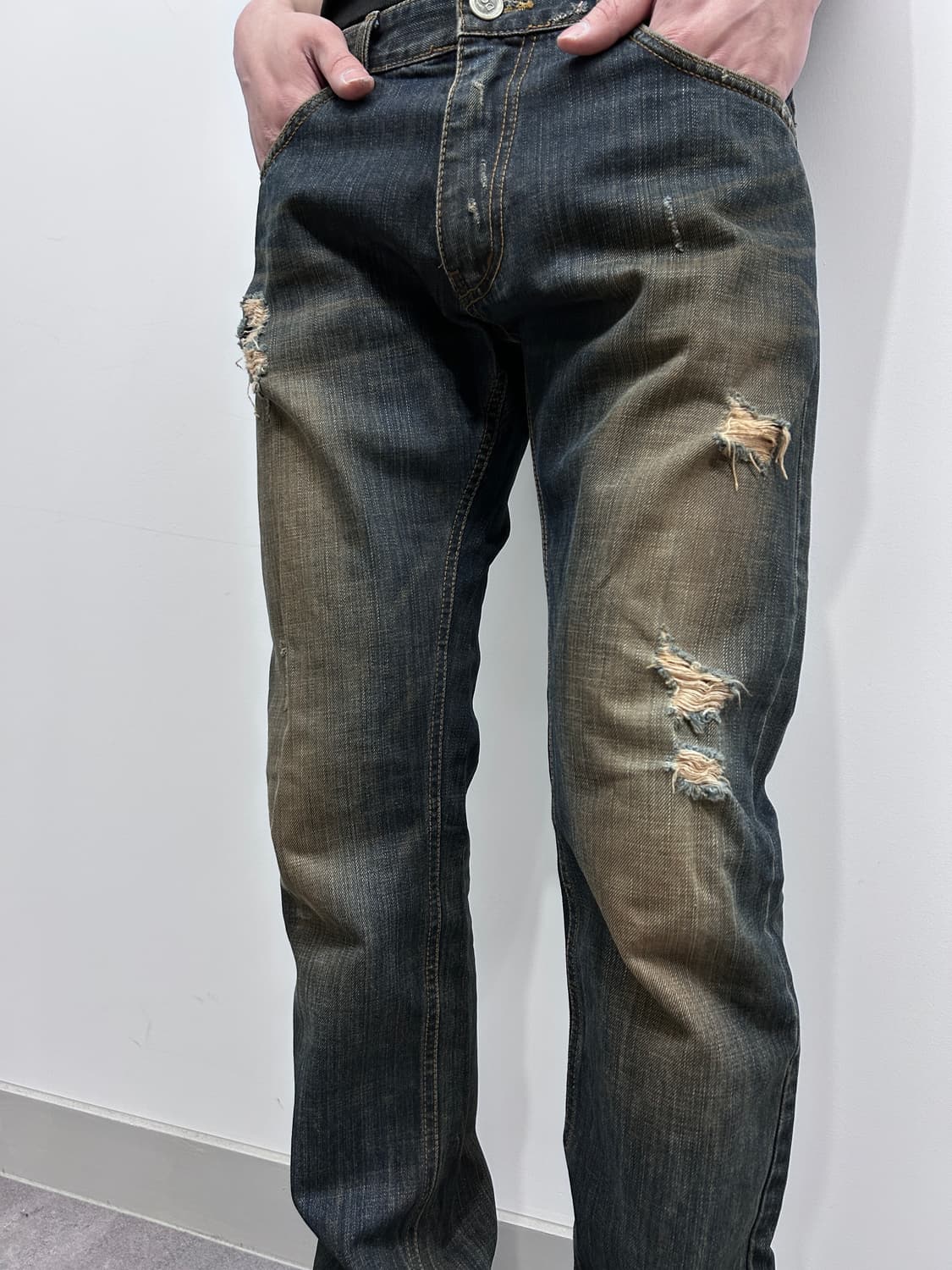 돌체앤가바나 웜 페이딩 슬림 데님 상품이미지2