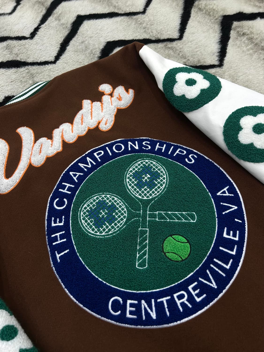 [L]반디더핑크 테니스 바시티/브라운 상품이미지1