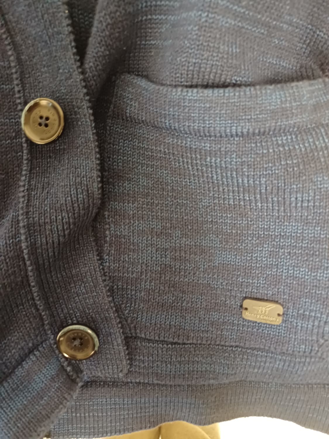 [정품] 헨리코튼 이탈리안 무드 니트 자켓 가디건 (100) 상품이미지5