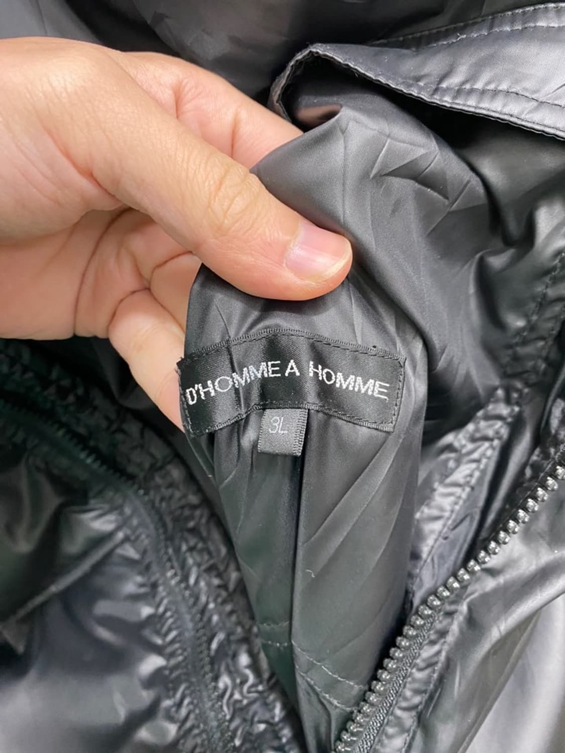 d home a homme 퍼 후드 패딩 상품이미지4