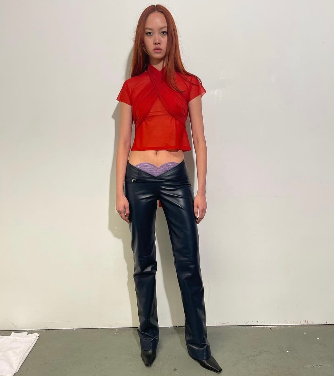 Supriya Lele knotted jersy top 상품이미지1