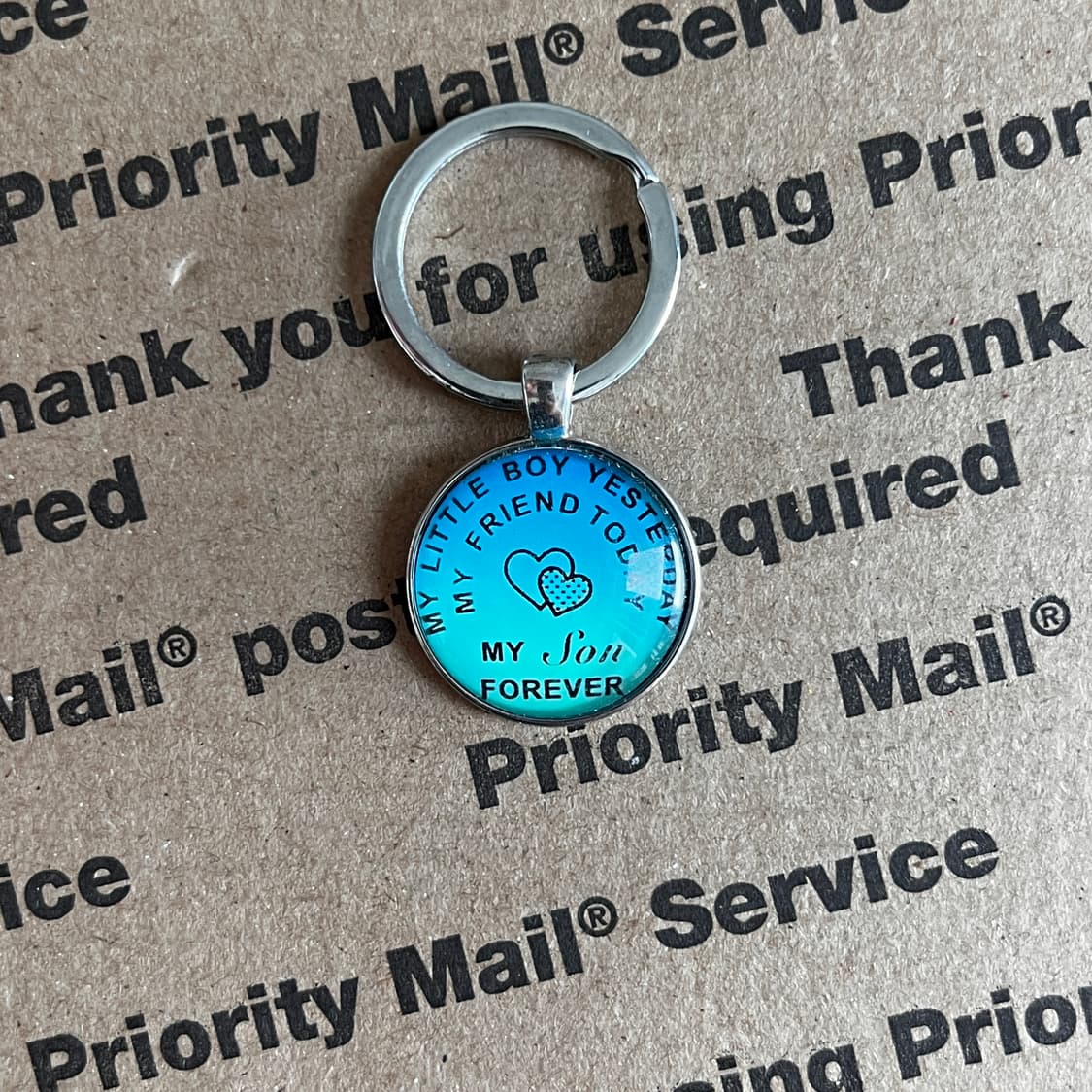 90s vtg My Son Forever Message Keyring 상품이미지1