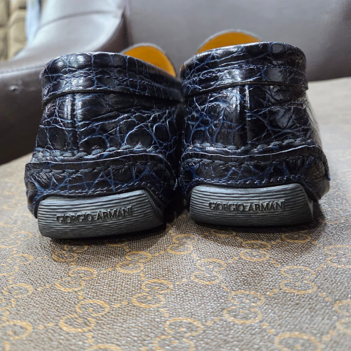 초르지오 아르마니 악어 로퍼 상품이미지2