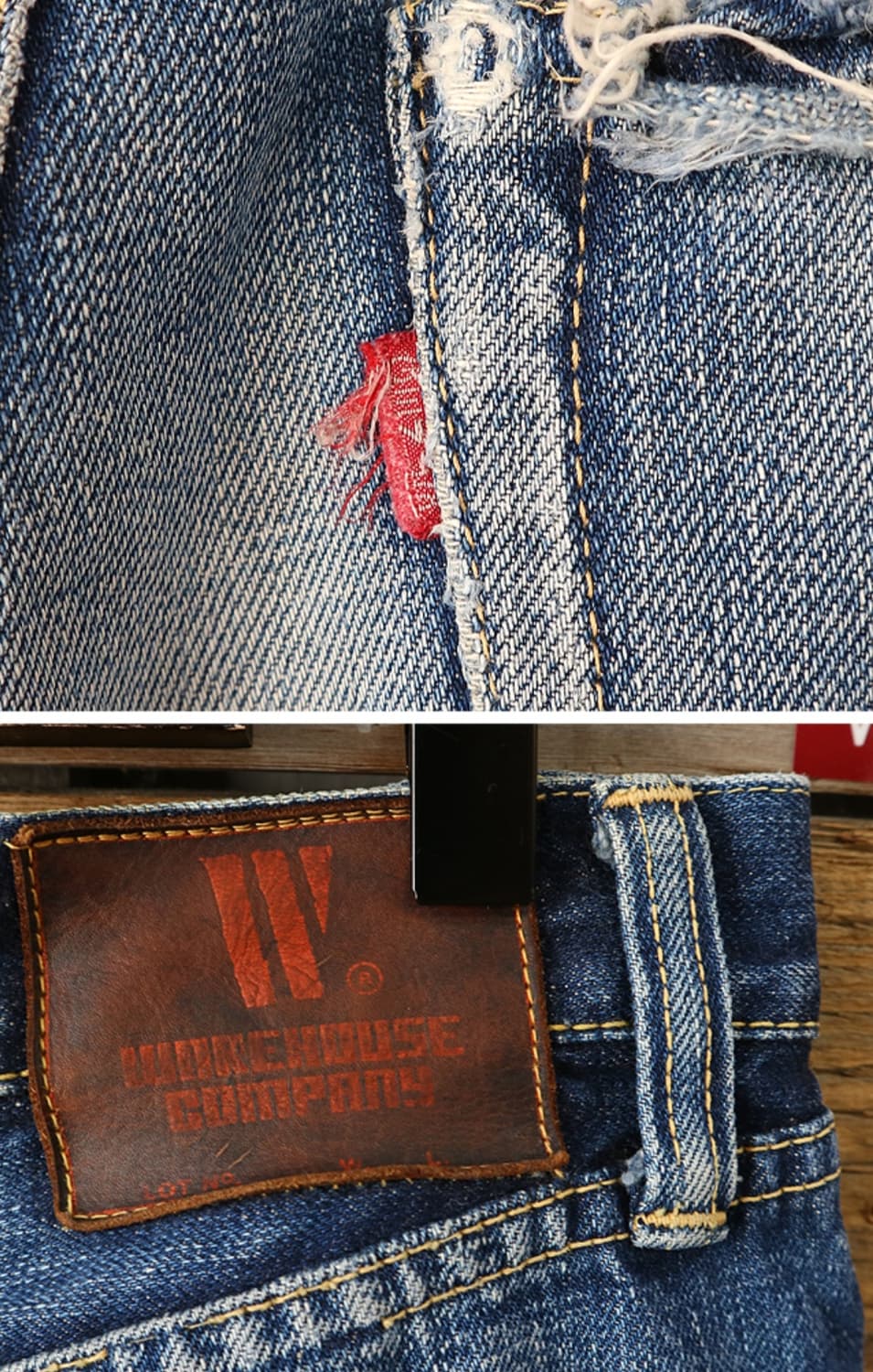 일본판 90s WAREHOUSE 웨어하우스 빈티지 셀비지 데님  29 상품이미지7