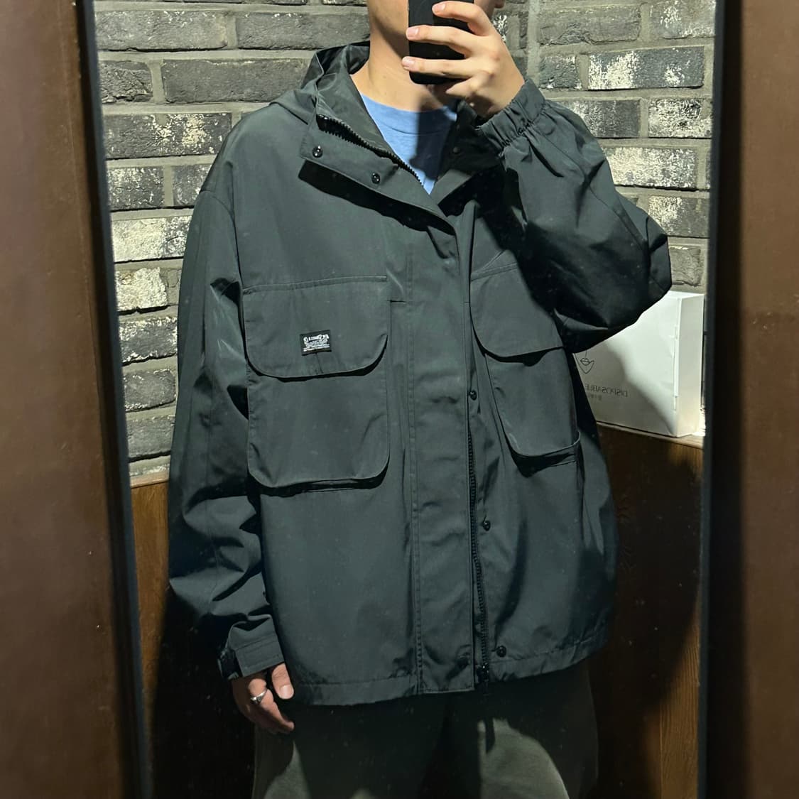 L) 리바이스 아웃도어 마운틴 파카 바람막이 자켓 상품이미지10
