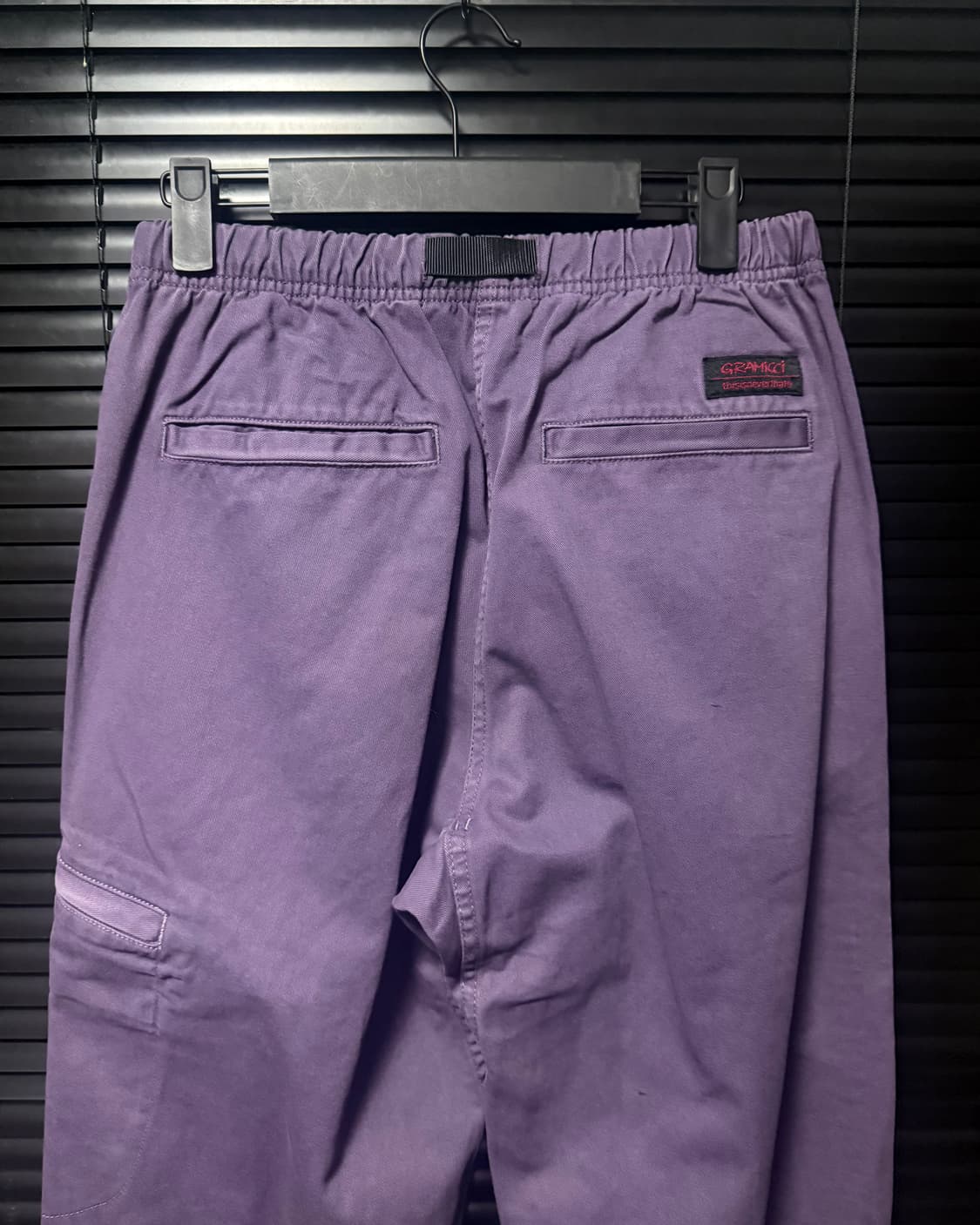 디스이즈네버댓 그라미치 보라색 퍼플 워싱 데님 워크 카고 팬츠 바지 S  상품이미지4