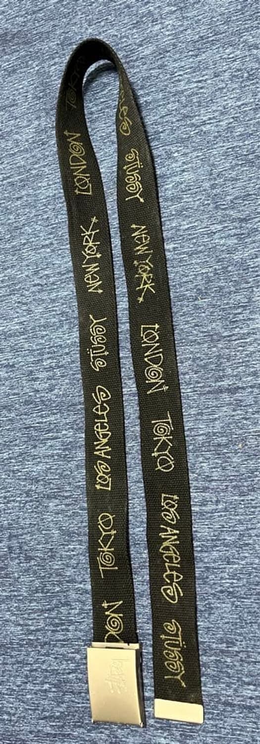 90s~10s 스투시 인터내셔널 우븐 테잎 벨트 상품이미지2