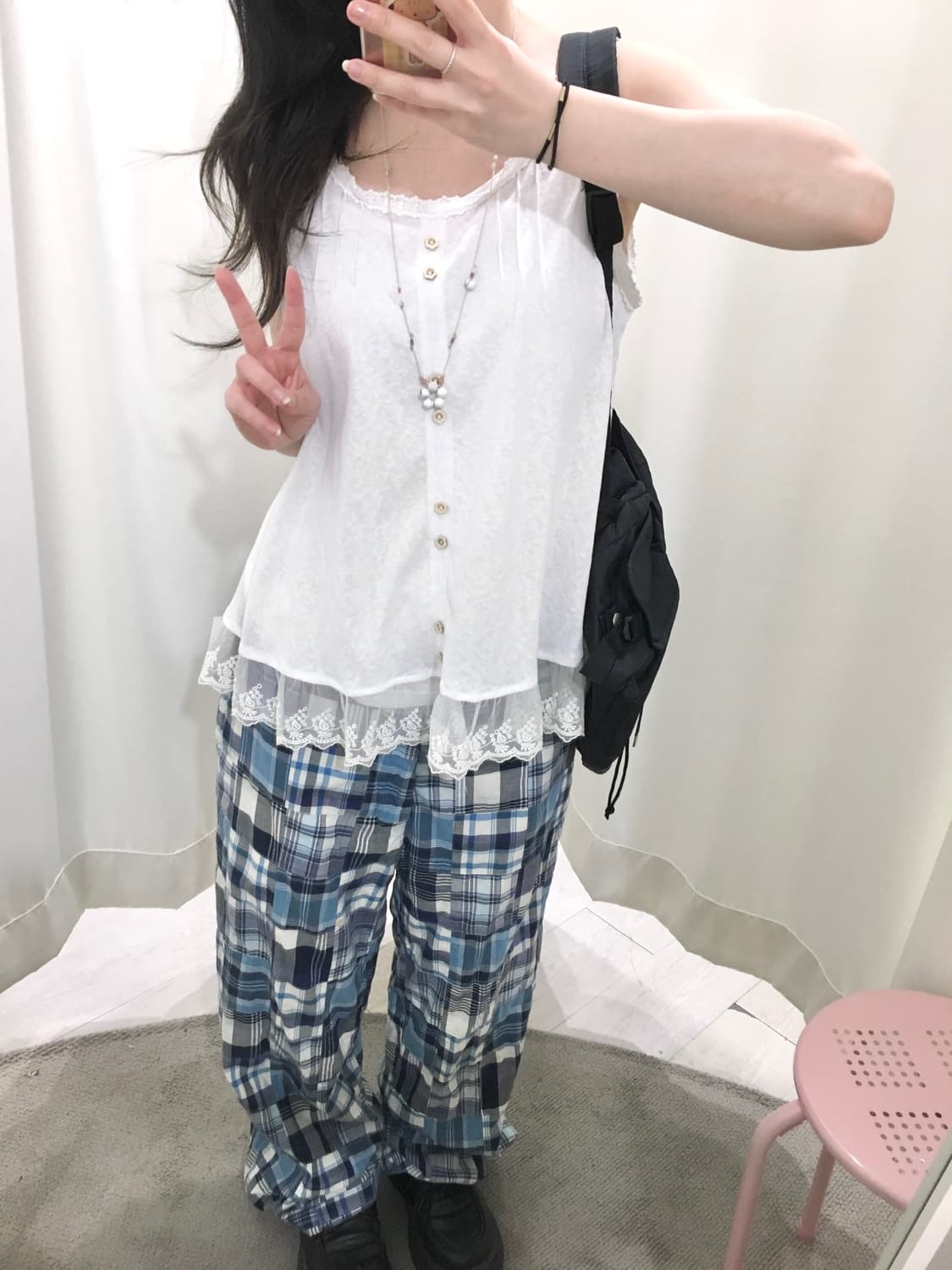 POLO patch work pants 상품이미지5