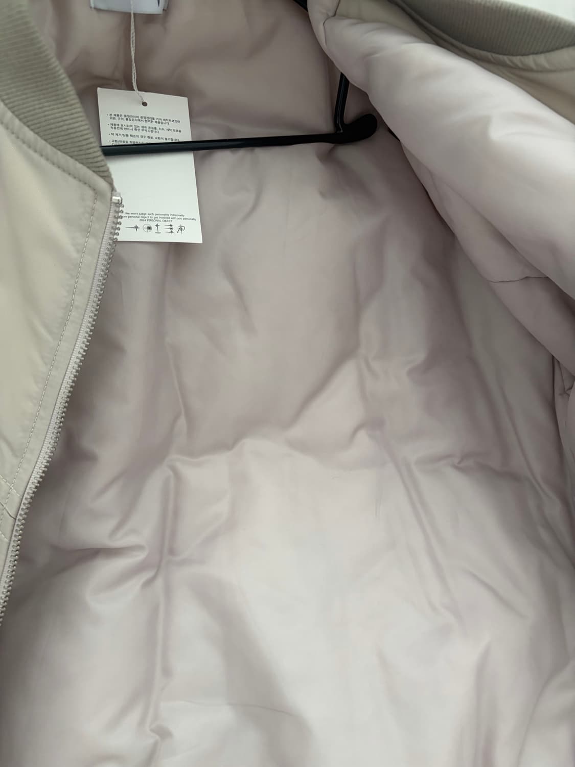 퍼스널오브젝트 봄버 자켓 상품이미지3