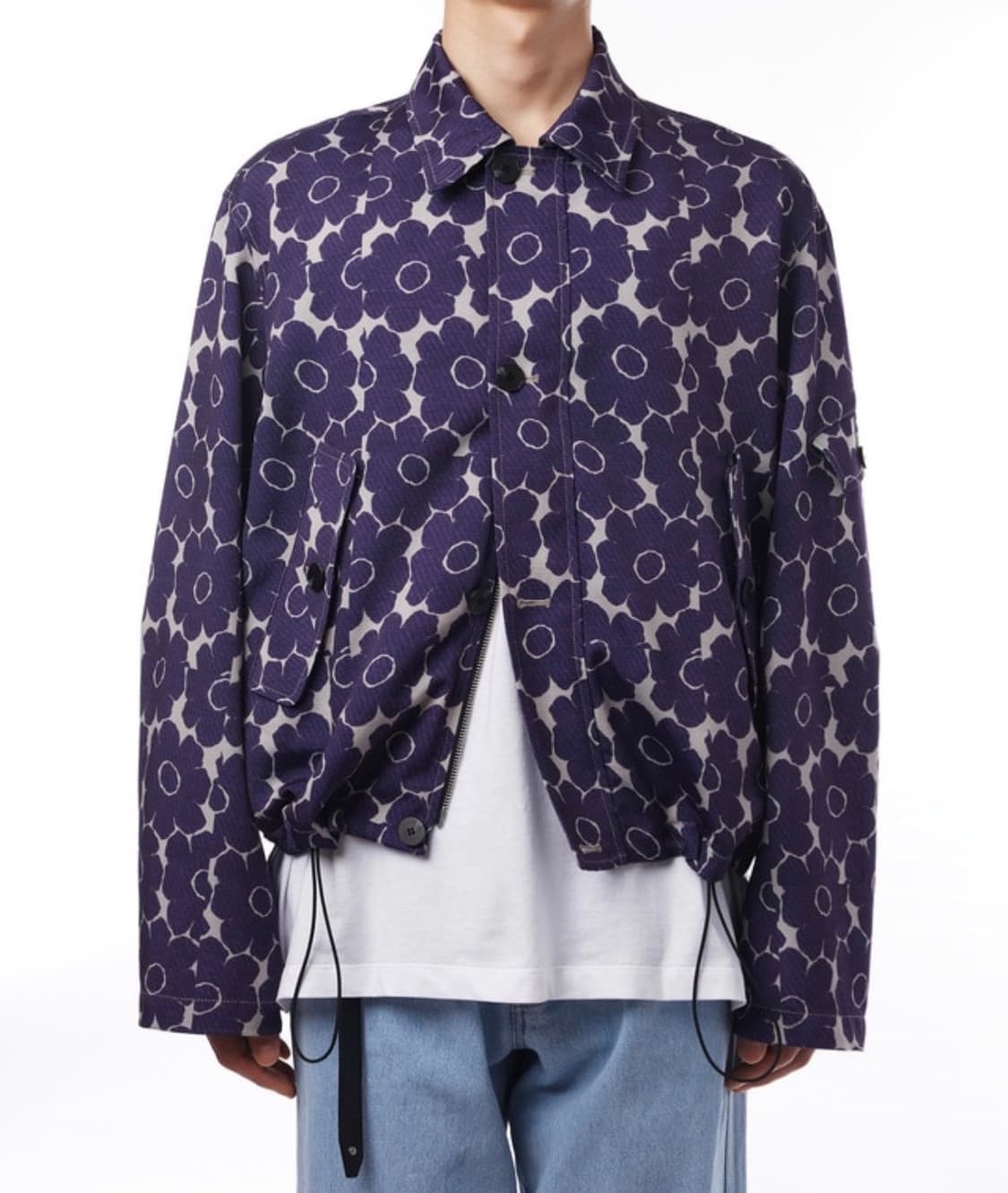 이얼즈어고 디스탕스 플라워 자켓 S 상품이미지1