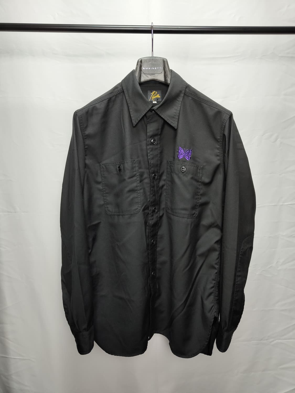 니들스 워크셔츠 블랙 s 상품이미지1