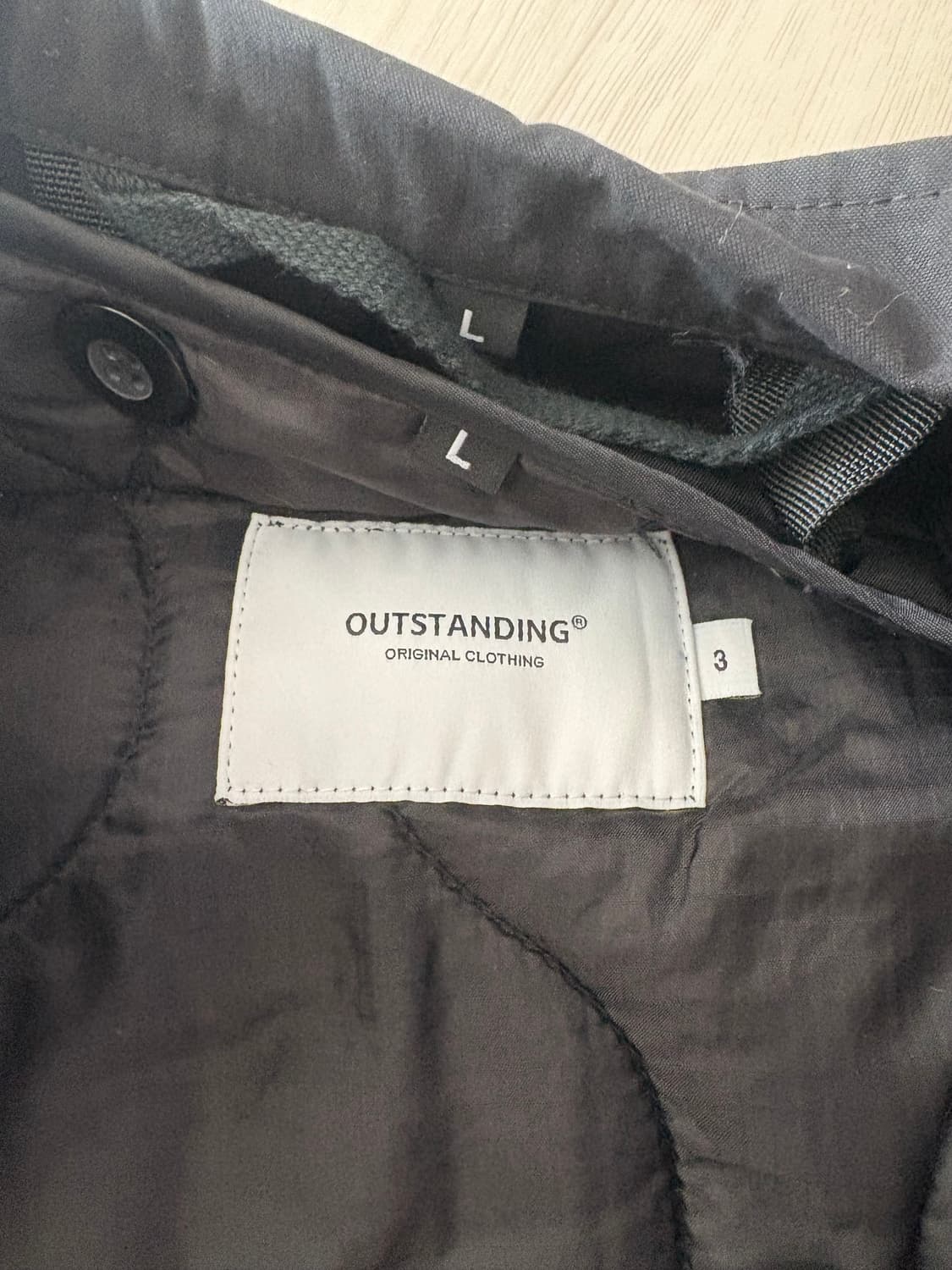 아웃스탠딩 피시테일 파카 블랙 상품이미지3