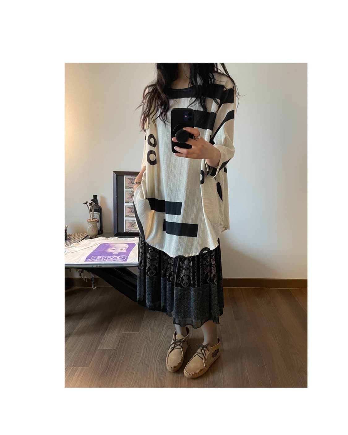 patterned one-piece 상품이미지8