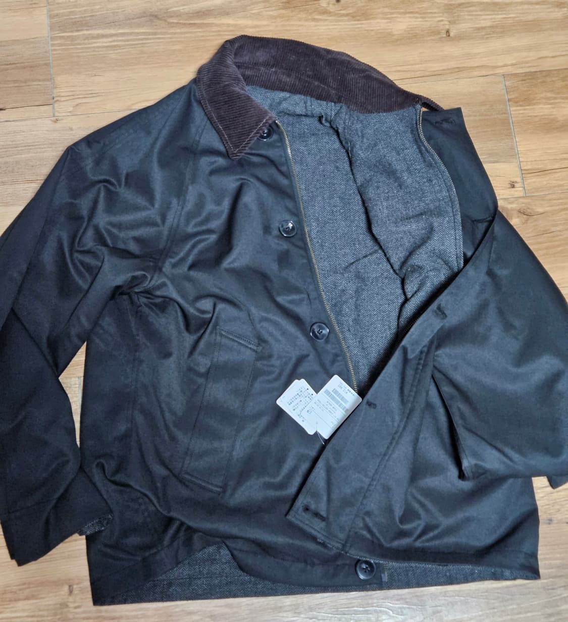 프릭스스토어 리버서블 헌팅자켓 블랙 s 상품이미지1