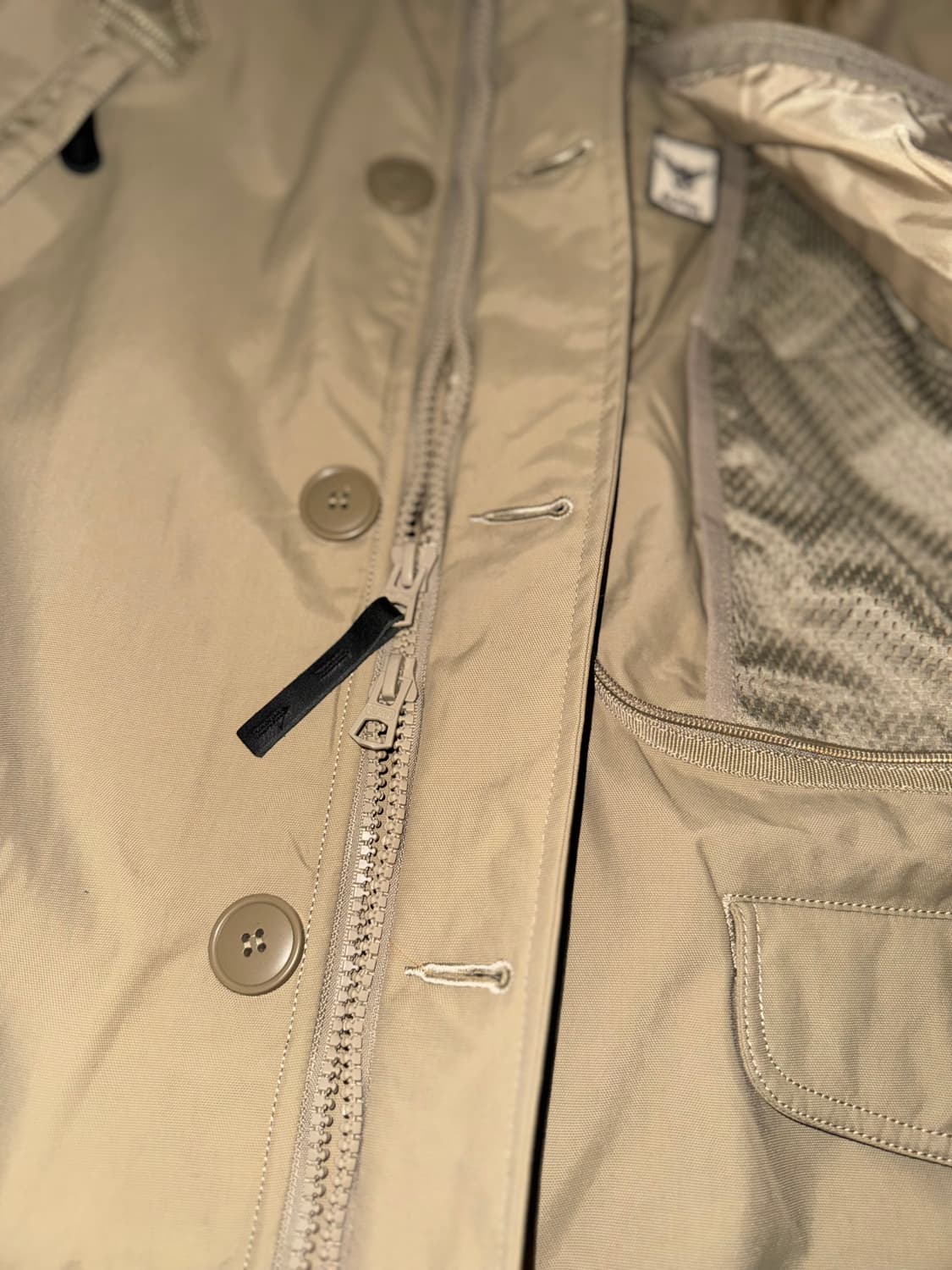 [L] 알파인더스트리 N3B 변형 폴라 헤비 파카 베이지 상품이미지7