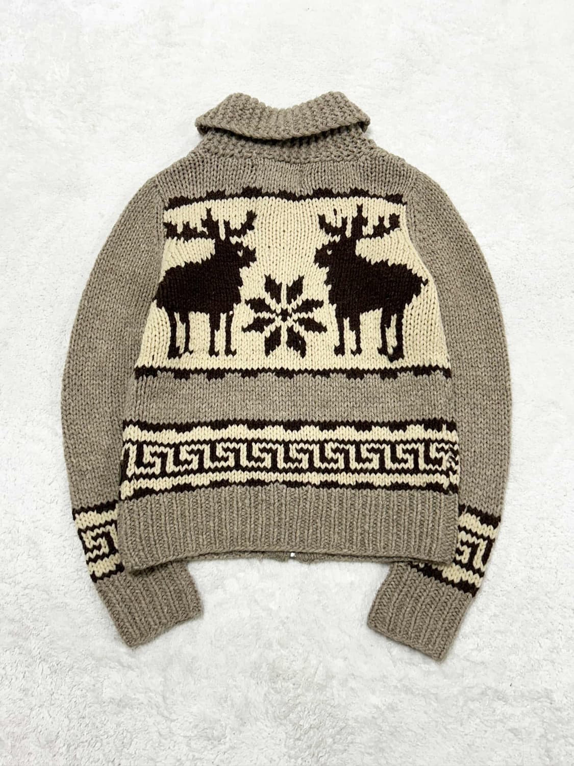 후아유 노르딕 코위찬 울 니트집업 상품이미지7