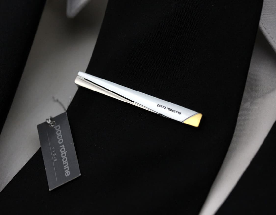 파코라반 미사용 S등급 5.5cm 남자 명품 넥타이핀 상품이미지6