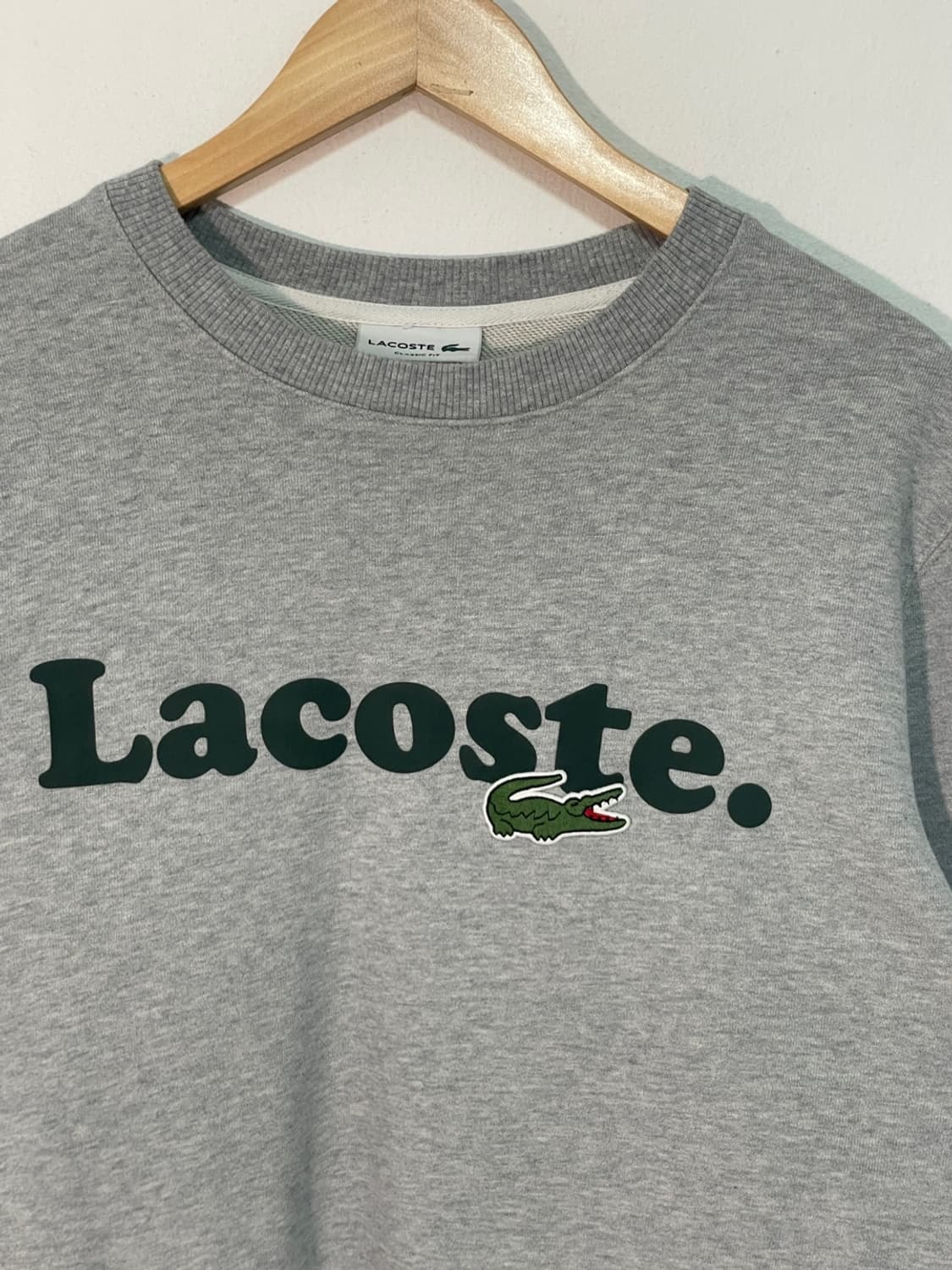 라코스테 빅로고 와펜 맨투맨 상품이미지3