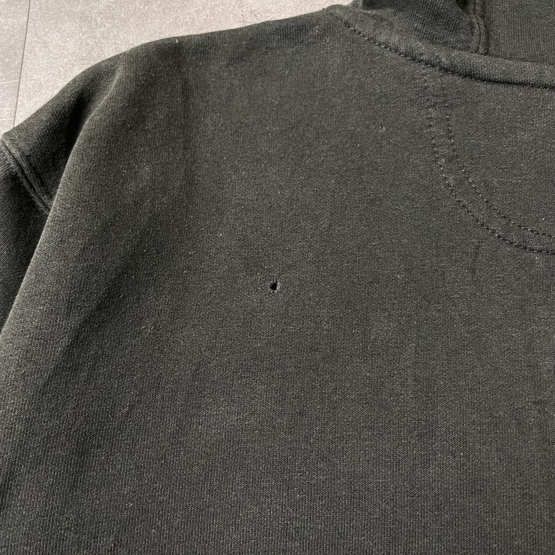 CARHARTT 칼하트 빈티지 블랙 코튼 기모 후드티 A00432 상품이미지7