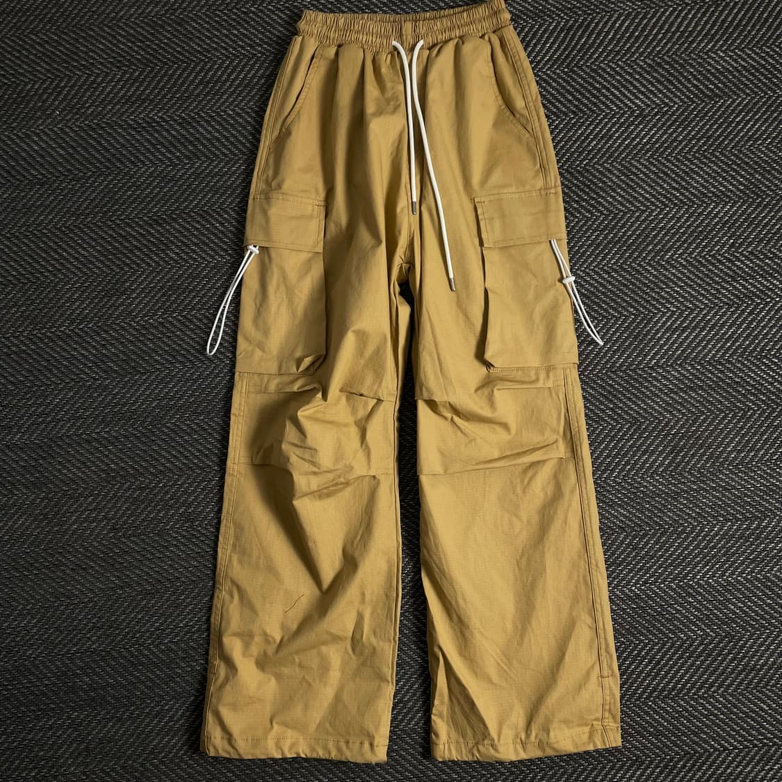 빈티지 카고 퍼티그 립스탑 스트링 팬츠o 3404 상품이미지1
