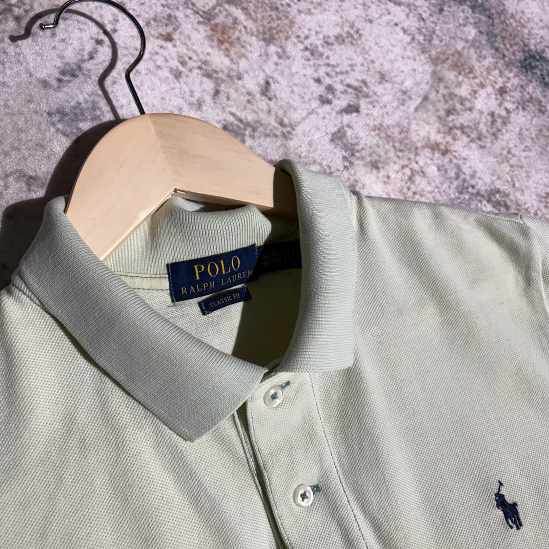 폴로 빅포니 빈티지 커스텀 카라 반팔티 상품이미지3