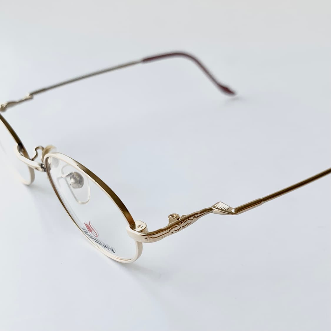 738 데드스탁 골드 라운드 빈티지안경 상품이미지4