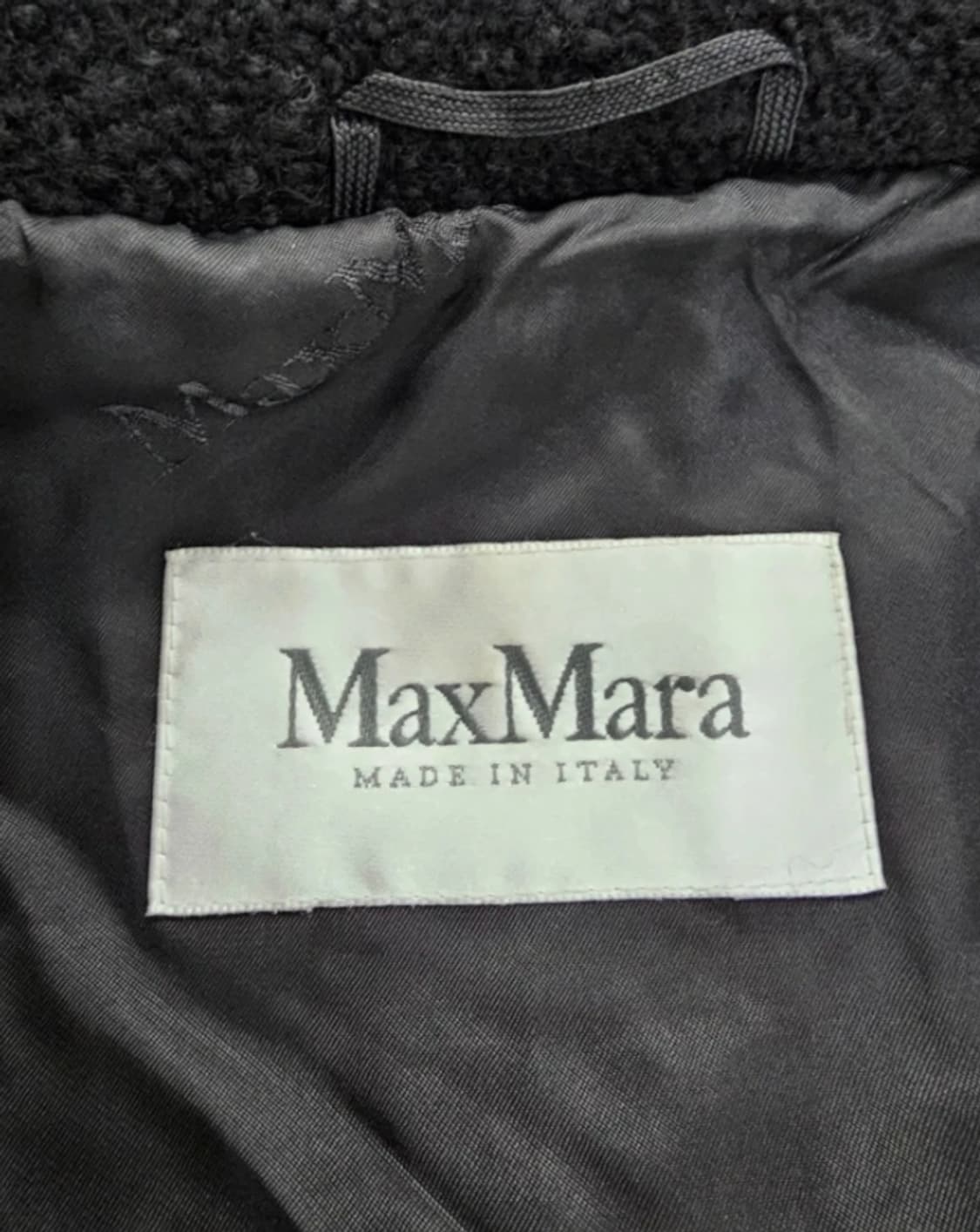 정품 막스마라 블랙 모직 더블 코트 ~66 상품이미지7