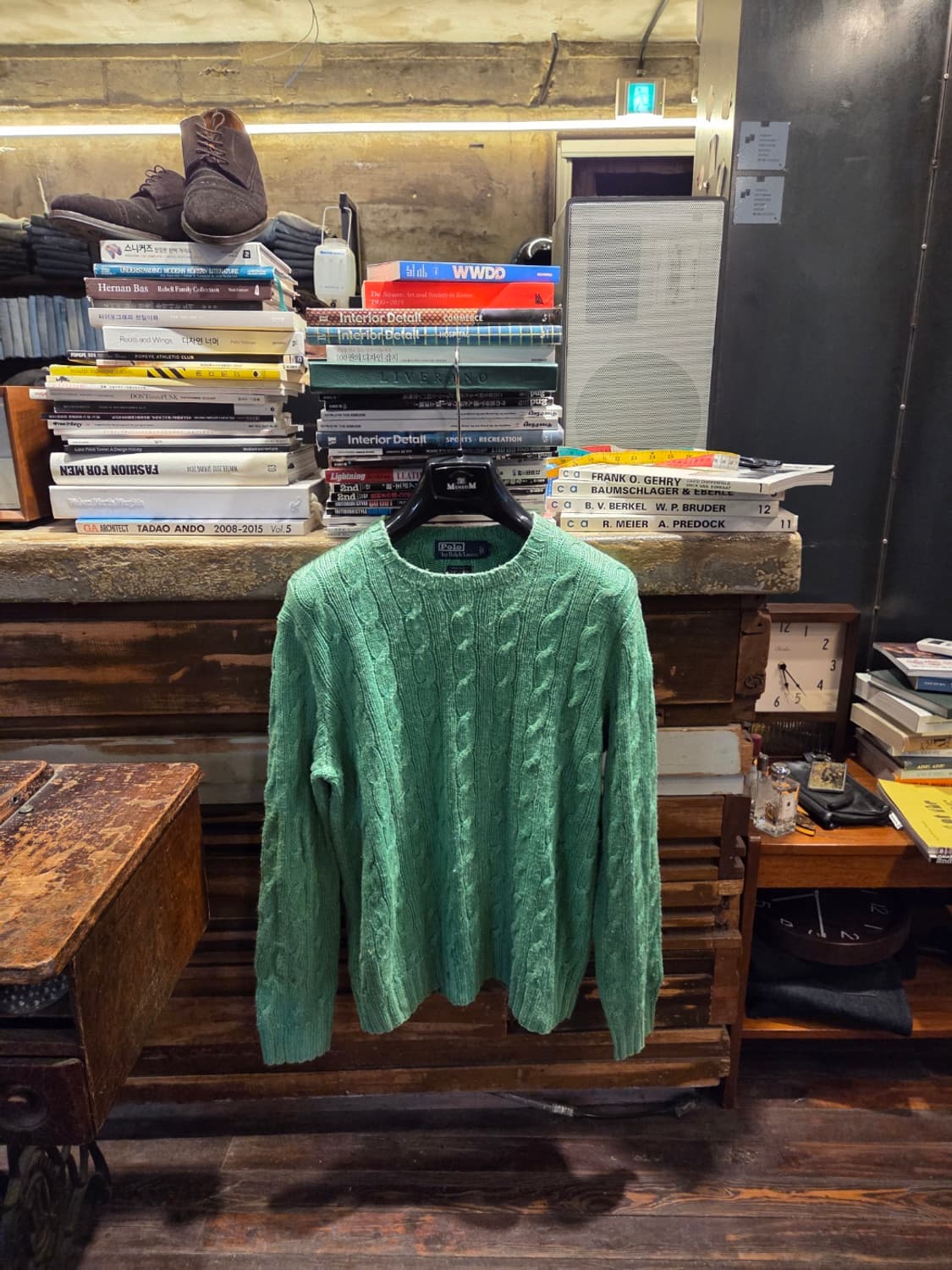 랄프로렌 실크 케이블니트 상품이미지1