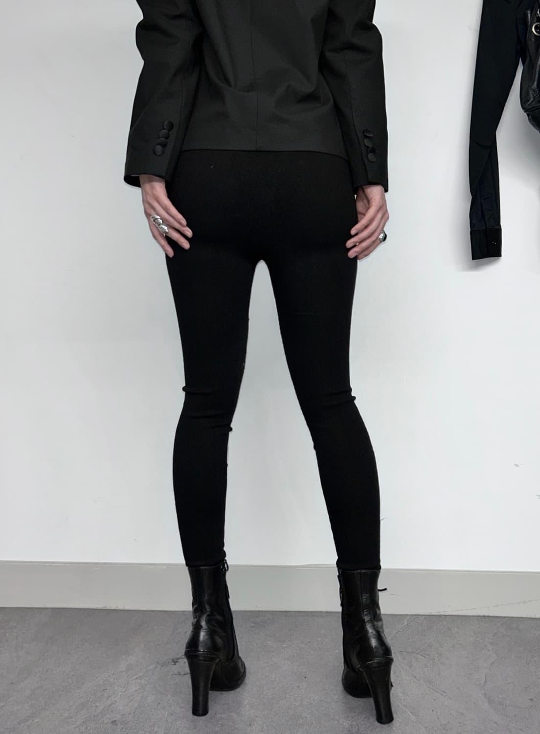 나폴레옹 버튼 하이웨스트 코튼 레깅스 상품이미지2