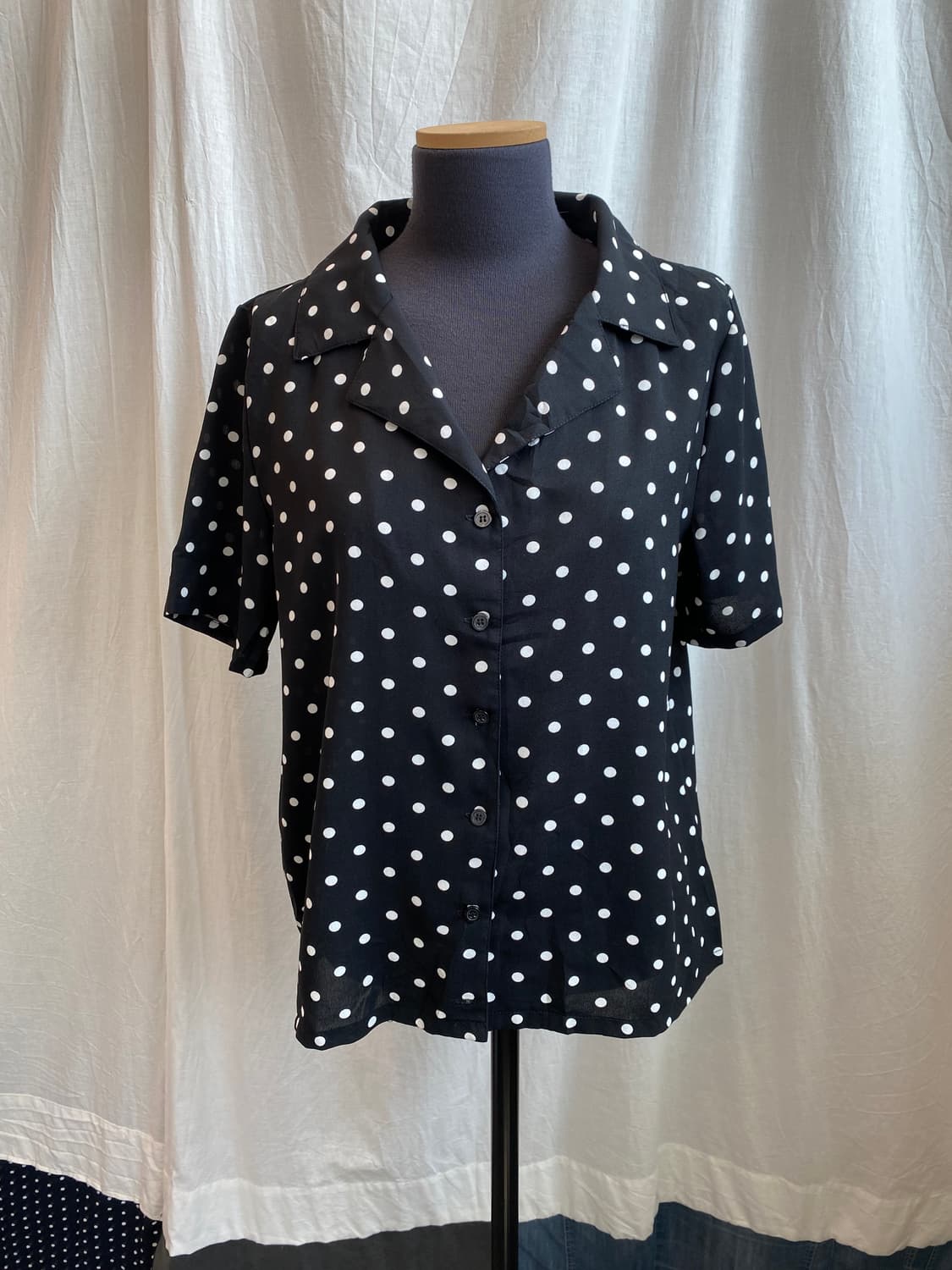 도트 반팔셔츠(F) 상품이미지2