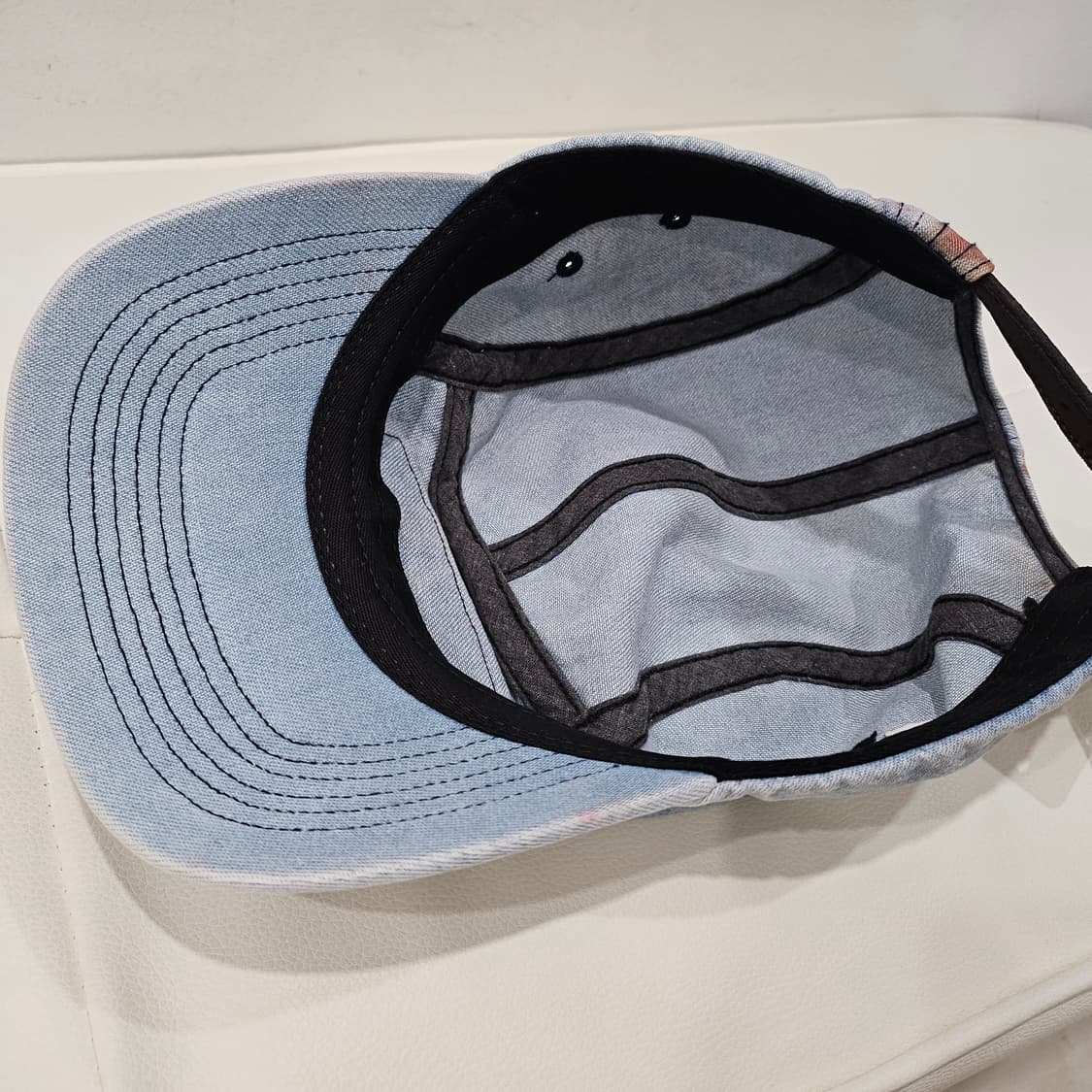 정품 슈프림 데님 캠프캡 모자 상품이미지8