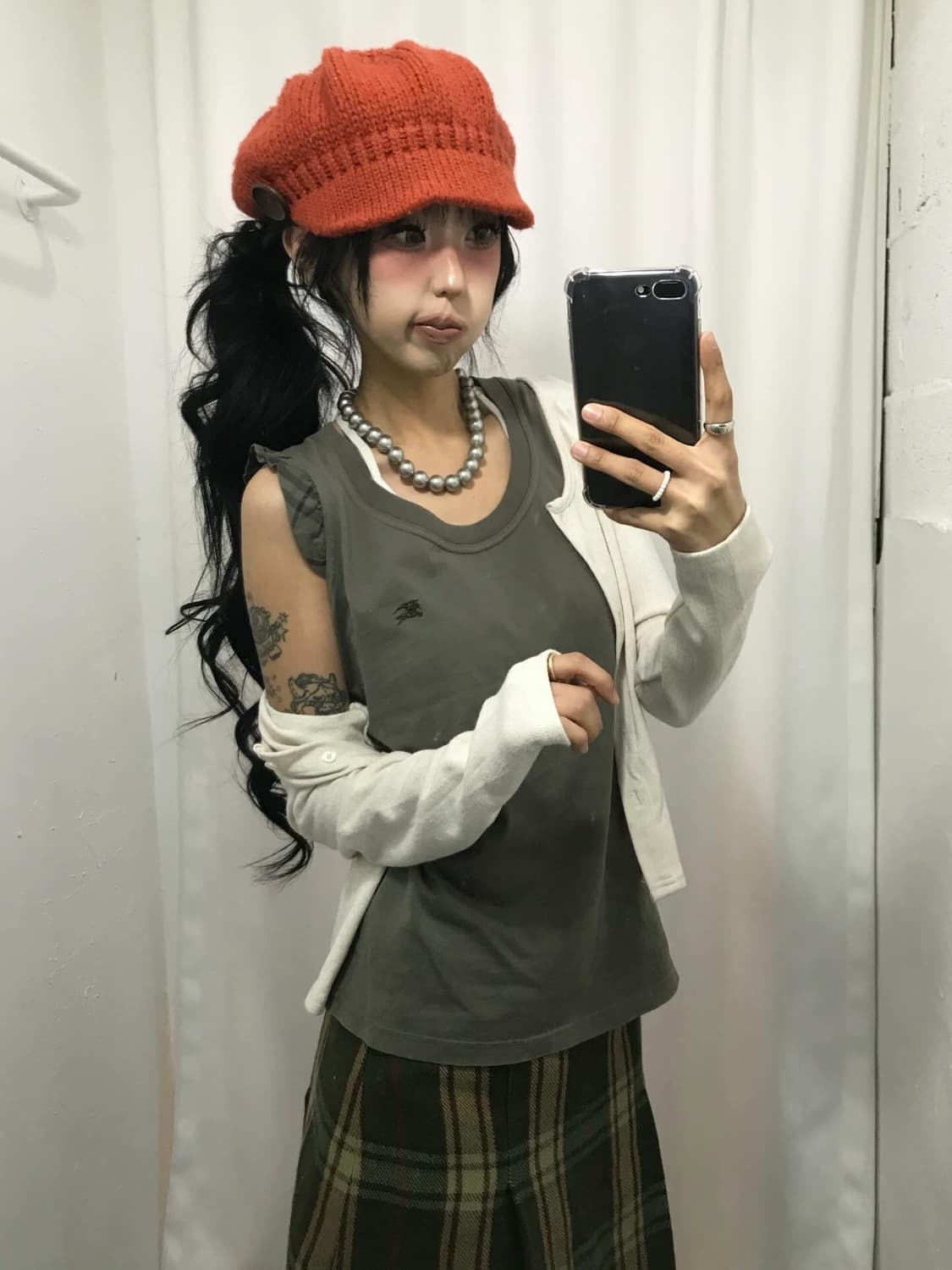 Burberry Khaki Frill Short sleeves 상품이미지7