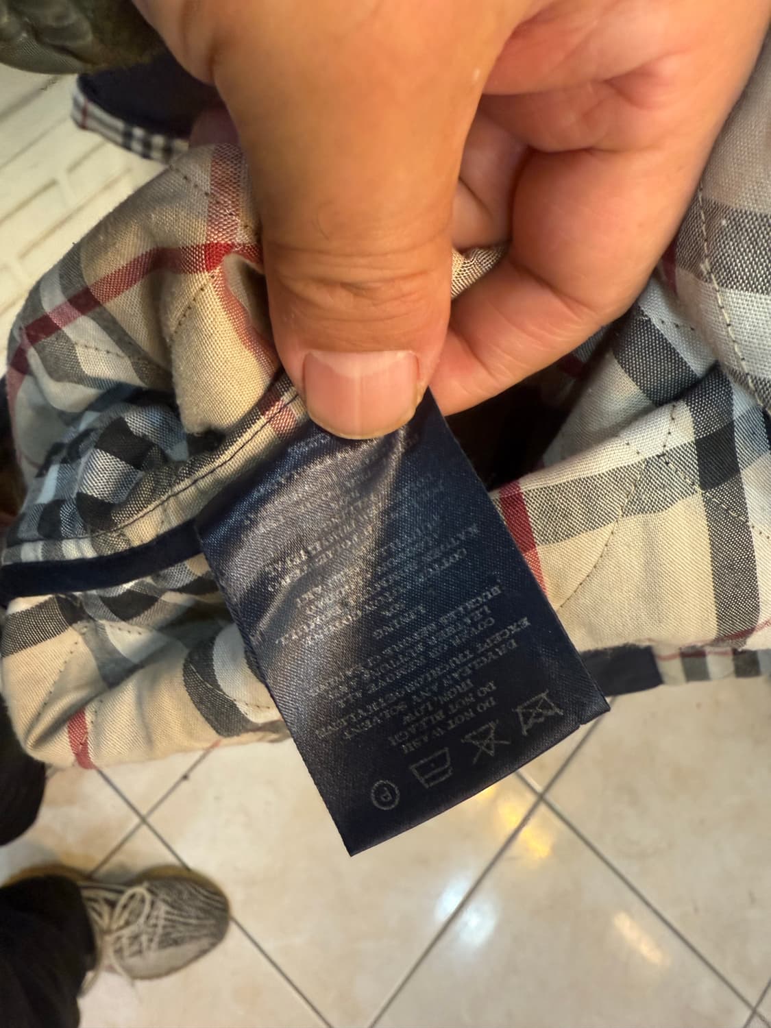 66-77 정품 버버리 누빔자켓 팝니다 상품이미지5