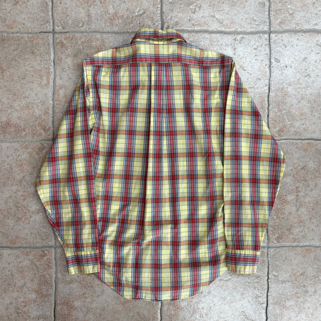 [S] Polo yellow pattern shirt  상품이미지4