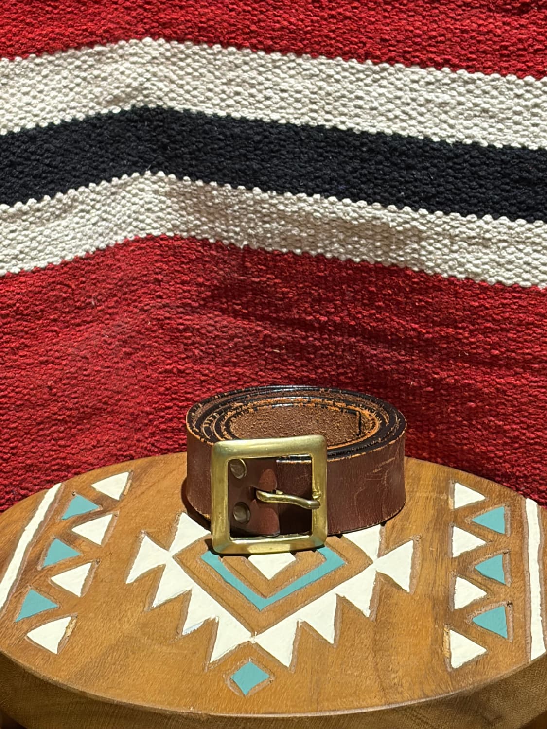 Work garisson belt / 황동 개리슨 워크 벨트 상품이미지1