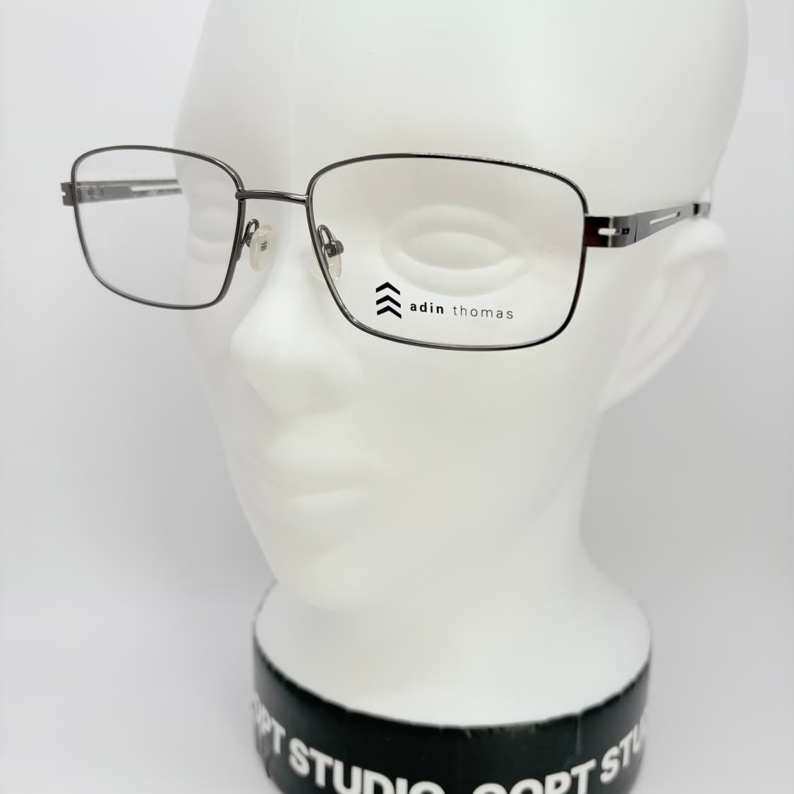 ADIN THOMAS 그레이 스퀘어 메탈테 상품이미지5