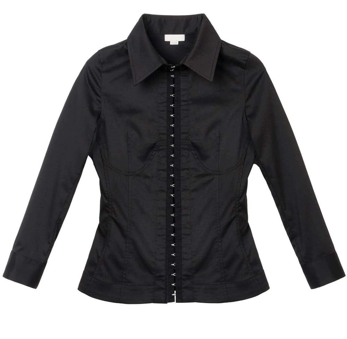 본네 Corset seam shirt (Black) 3사이즈 상품이미지1