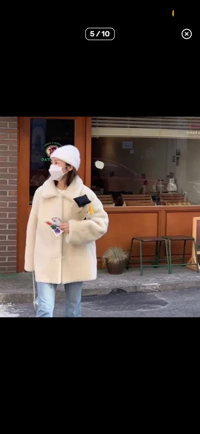 메이비베이비 디어리스트 양털 무스탕 상품이미지3